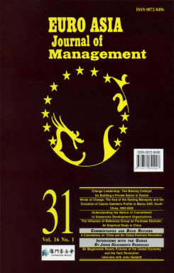 EURO ASIA Journal of Management 